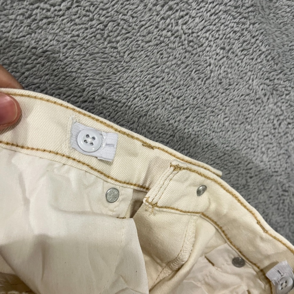 Signature by Levi Strauss Girls 16 Jeans High Rise Ankle Straight Distressed Y2K - Picture 4 of 12